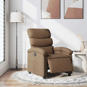 Relaxsessel Elektrisch Braun Stoff