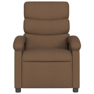 Relaxsessel Elektrisch Braun Stoff