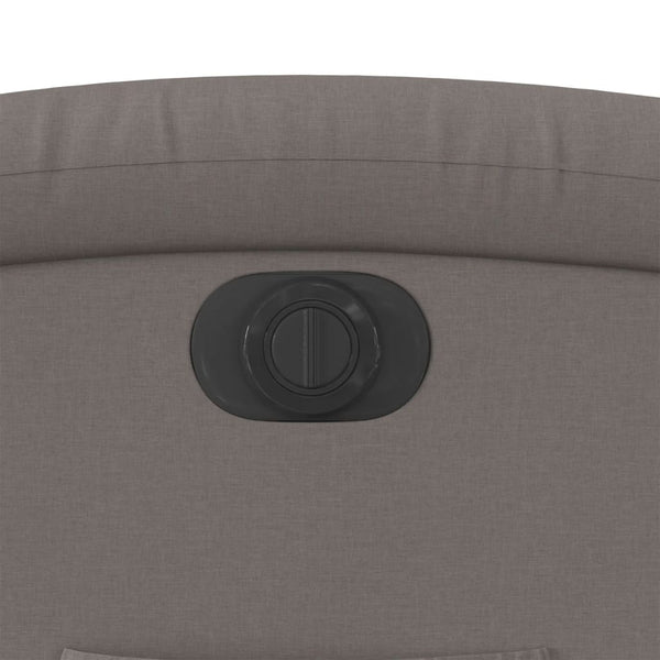 Relaxsessel Elektrisch Taupe Stoff