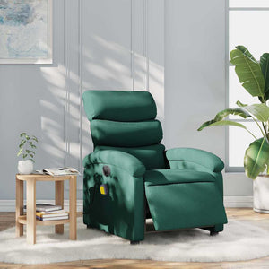 Elektrischer Massagesessel Dunkelgrün