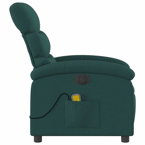 Elektrischer Massagesessel Dunkelgrün