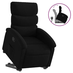 Relaxsessel mit Aufstehhilfe Schwarz