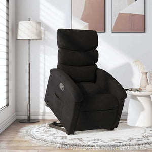 Relaxsessel mit Aufstehhilfe Schwarz
