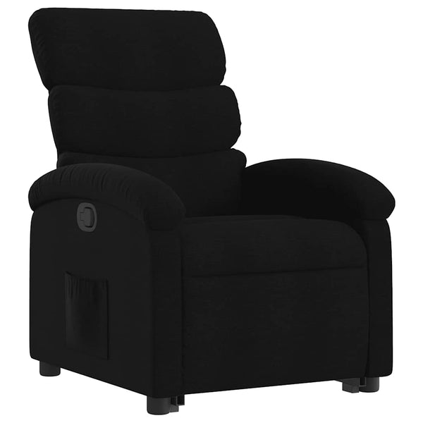 Relaxsessel mit Aufstehhilfe Schwarz