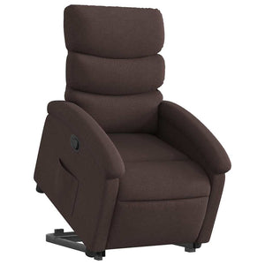 Relaxsessel mit Aufstehhilfe Dunkelbraun