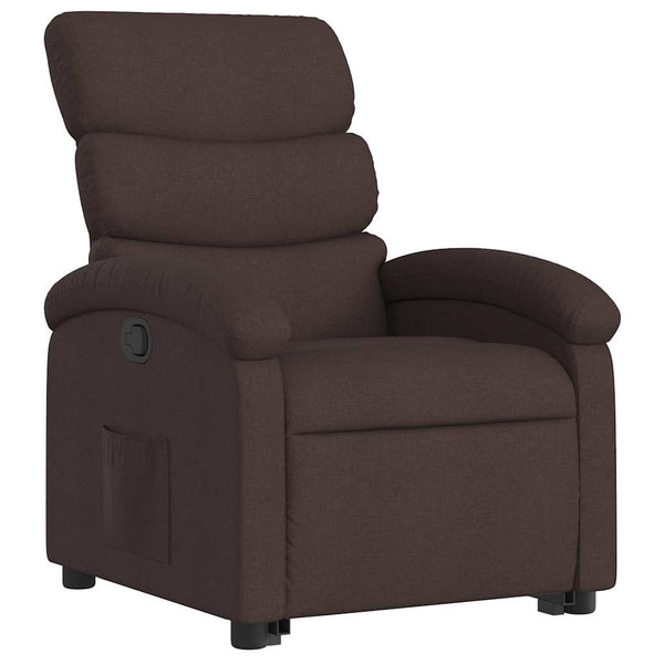 Relaxsessel mit Aufstehhilfe Dunkelbraun