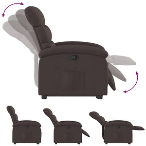 Relaxsessel mit Aufstehhilfe Dunkelbraun