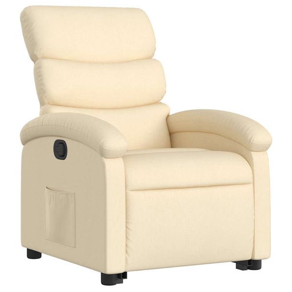 Relaxsessel mit Aufstehhilfe Creme