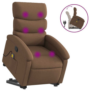 Massagesessel mit Aufstehhilfe Braun
