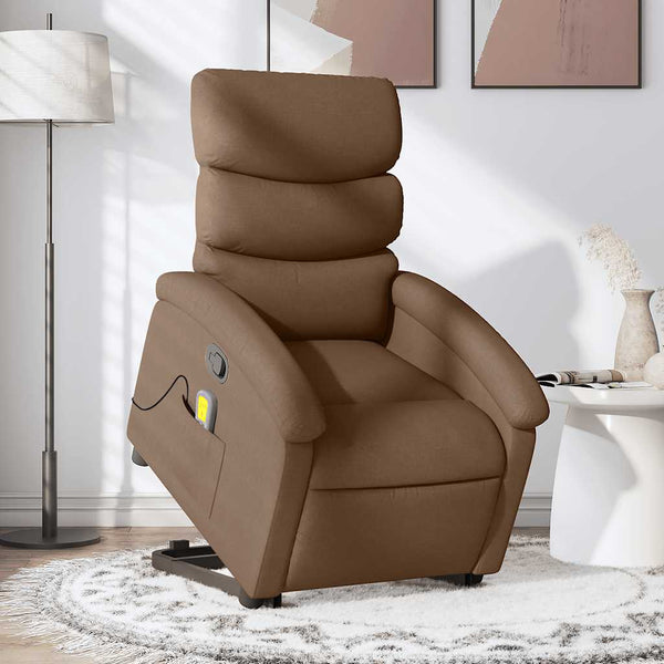 Massagesessel mit Aufstehhilfe Braun