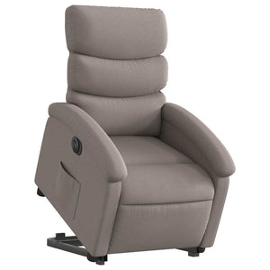 Elektrischer Relaxsessel mit Aufstehhilfe Taupe