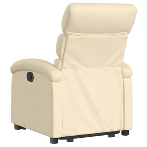 Elektrischer Relaxsessel mit Aufstehhilfe Creme