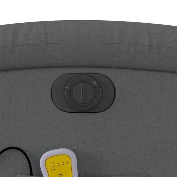 Elektrischer Massagesessel mit Aufstehhilfe Dunkelgrau