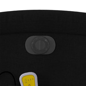 Elektrischer Massagesessel mit Aufstehhilfe Schwarz