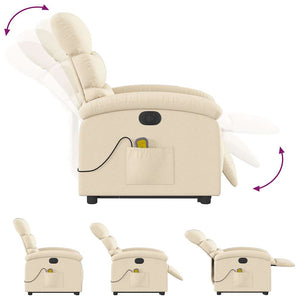 Elektrischer Massagesessel mit Aufstehhilfe Creme