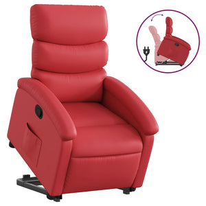 Roter Relaxsessel mit Aufstehhilfe