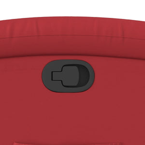 Roter Relaxsessel mit Aufstehhilfe