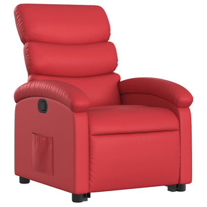 Roter Relaxsessel mit Aufstehhilfe