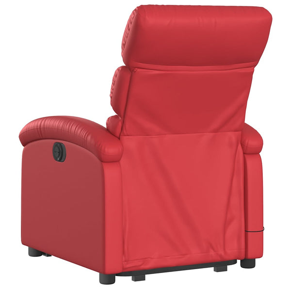 Roter Relaxsessel mit Aufstehhilfe