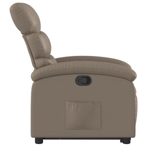 Relaxstuhl mit Aufstehhilfe Cappuccino-Braun