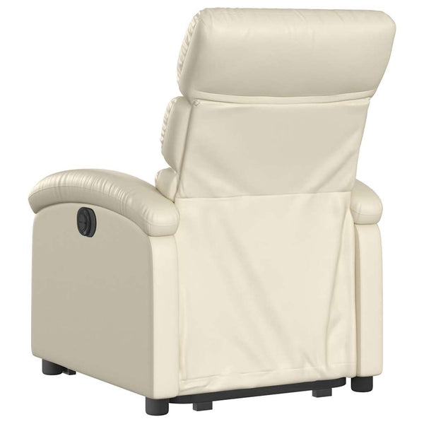 Elektrischer Relaxsessel mit Aufstehhilfe Creme