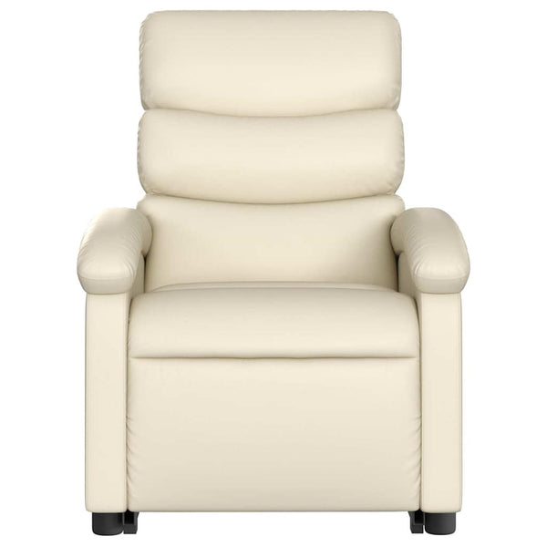 Elektrischer Relaxsessel mit Aufstehhilfe Creme