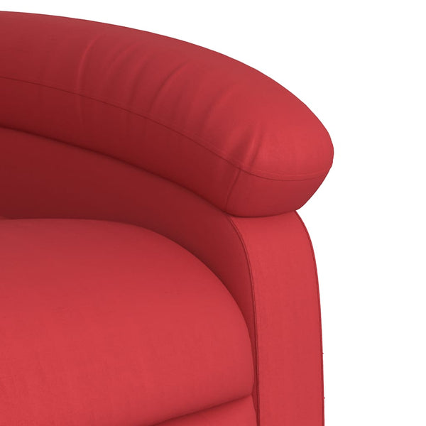 Elektrischer Relaxsessel mit Aufstehhilfe Rot