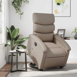Elektrischer Relaxsessel mit Aufstehhilfe Cappuccino