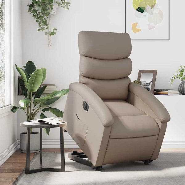 Elektrischer Relaxsessel mit Aufstehhilfe Cappuccino