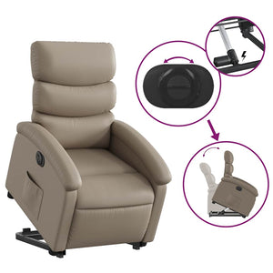 Elektrischer Relaxsessel mit Aufstehhilfe Cappuccino