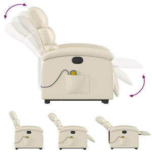 Elektrischer Massagesessel mit Aufstehhilfe Creme