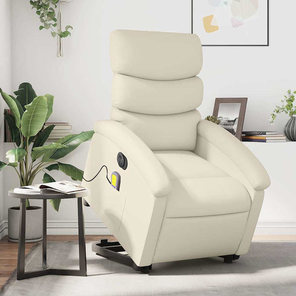 Elektrischer Massagesessel mit Aufstehhilfe Creme