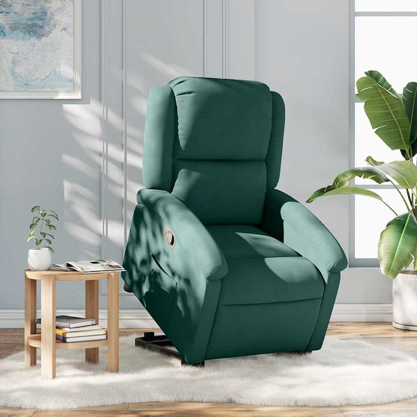 Relax-Sessel mit Aufstehhilfe Dunkelgrün