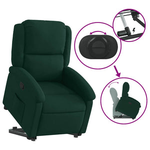 Relax-Sessel mit Aufstehhilfe Dunkelgrün
