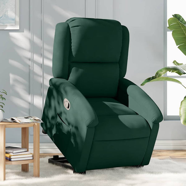 Relax-Sessel mit Aufstehhilfe Dunkelgrün