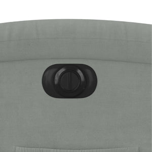 vidaXL Fauteuil releveur électrique gris clair velours