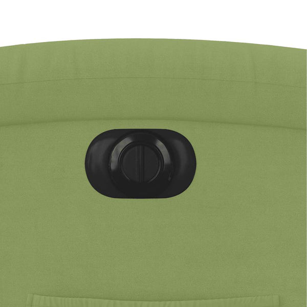 vidaXL Fauteuil releveur électrique velours vert clair