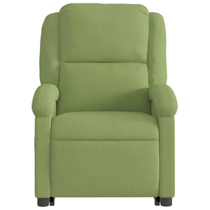 vidaXL Fauteuil releveur électrique velours vert clair