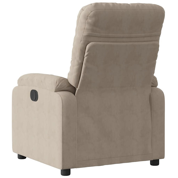 Elektrischer Relaxsessel Taupe Mikrofaser