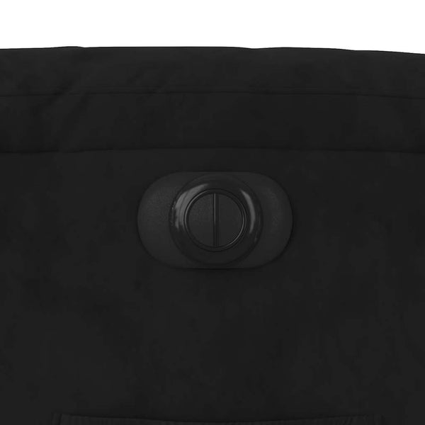 Elektrischer Relaxsessel Schwarz Mikrofaser
