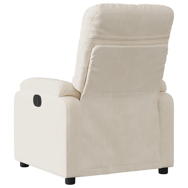 Elektrischer Relaxsessel Beige Mikrofaser