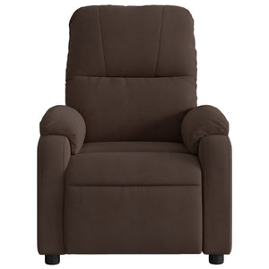 Elektrischer Massagesessel Braun Mikrofaser