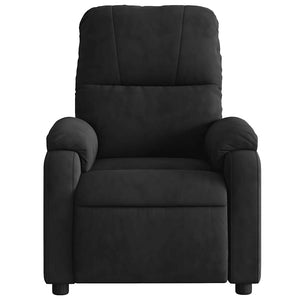 vidaXL Electric Massage Chair Black Microfiber Fabric