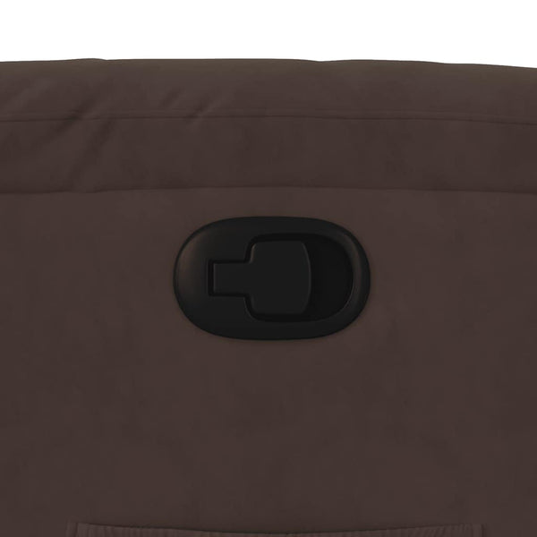Relaxsessel mit Aufstehhilfe Braun Mikrofaser