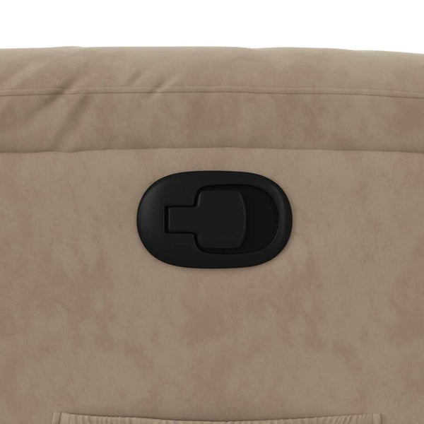 Relaxsessel mit Aufstehhilfe Taupe Mikrofaser