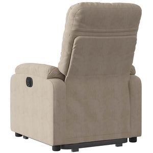 Relaxsessel mit Aufstehhilfe Taupe Mikrofaser