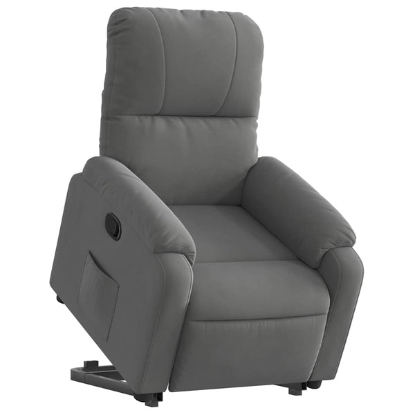 Relaxsessel mit Aufstehhilfe Dunkelgrau