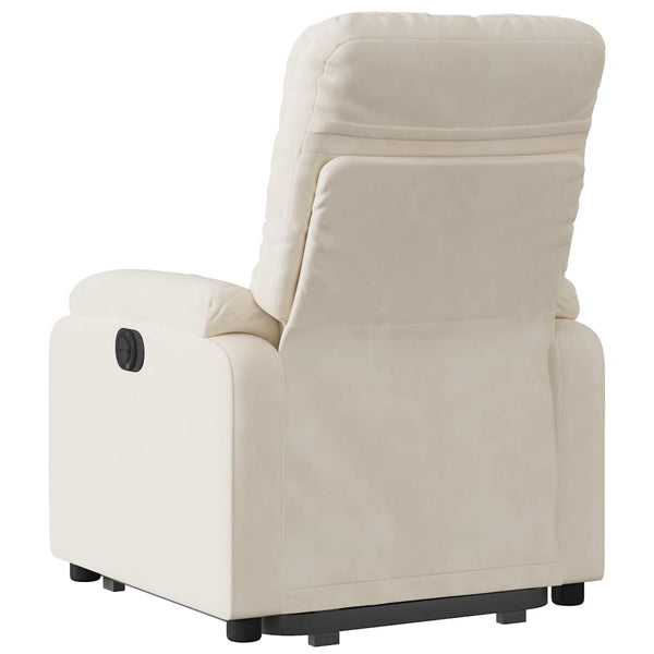 Relaxsessel mit Aufstehhilfe Beige Mikrofaser