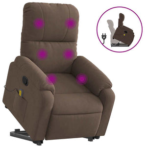 Massagesessel mit Aufstehhilfe Braun