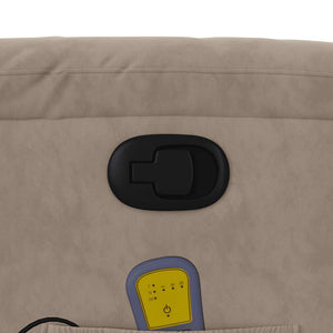 Massagesessel mit Aufstehhilfe Taupe